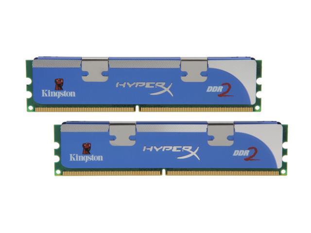 HyperX 2GB (2 x 1GB) DDR2 800 (PC2 6400) Dual Channel Kit Desktop Memory Model KHX6400D2LLK2/2G