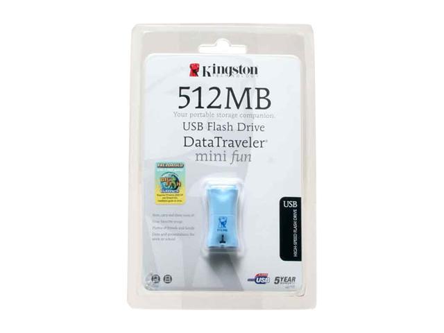 ugyldig for meget Distraktion Kingston DataTraveler Mini Fun (Blue) 512MB Flash Drive (USB2.0 Portable) -  Newegg.com