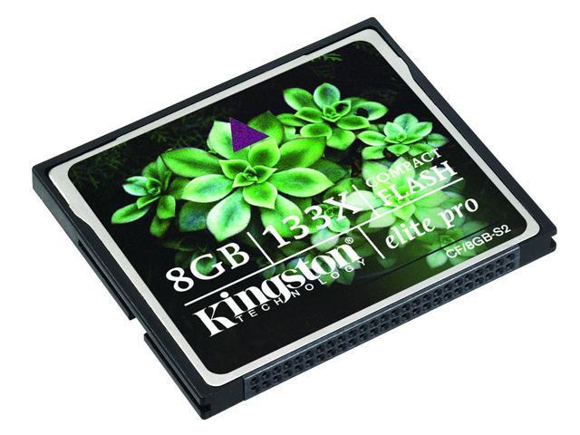 Kingston Elite Pro 8GB Compact Flash (CF) Flash Card Model CF/8GB-S2