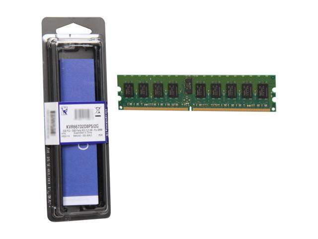 OEM KVR667D2D8P5/2G 2GB DDR2-667 CL5 ECC Reg 240-Pin DIMM Memory 1 NEW 