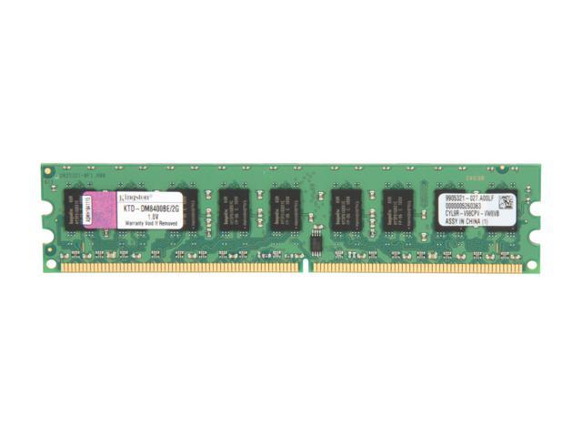 Kingston 2GB 240-Pin DDR2 SDRAM ECC DDR2 667 (PC2 5300) System Specific Memory Model KTD-DM8400BE/2G