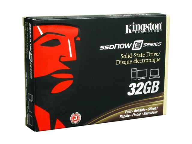 Kingston SSDNow E Series 2.5" 32GB SATA II SLC Internal Solid State Drive (SSD) SNE125-S2/32GB - OEM