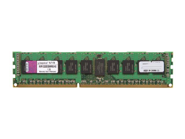 Kingston 4GB ECC Registered DDR3 1333 Server Memory Model KVR1333D3D8R9S/4G
