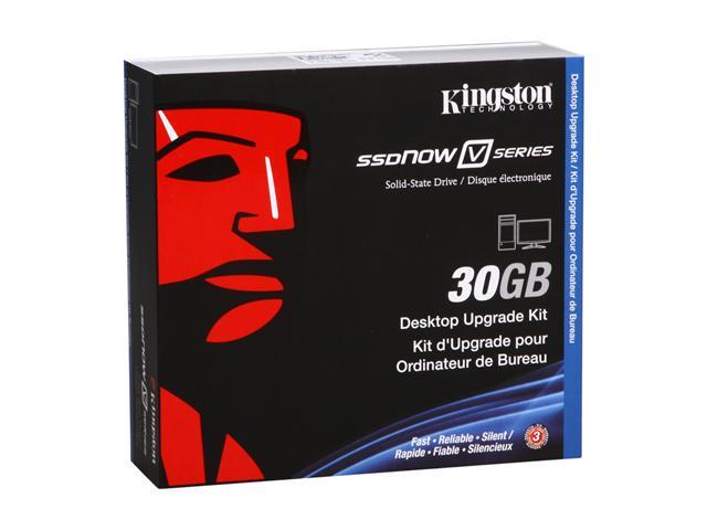 Kingston SSDNow V Series SNV125-S2BD/30GB 2.5" Desktop Bundle 30GB SATA II Internal Solid State Drive (SSD)