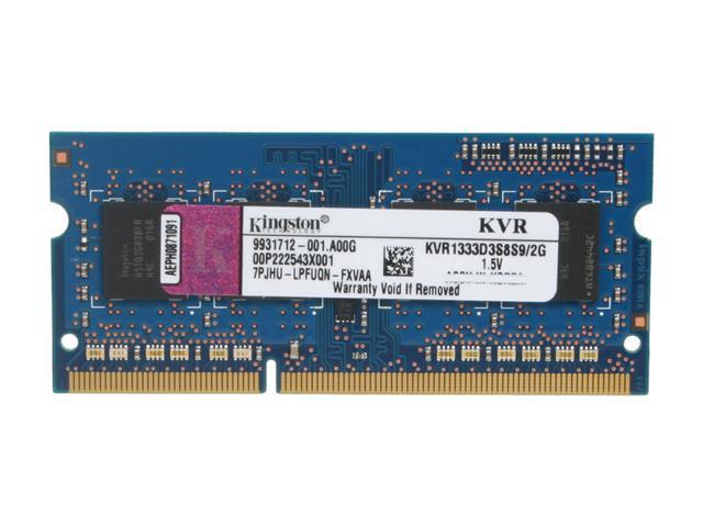 Kingston 2 GB DDR3 SDRAM 1333MHz DDR3 HP594908-HR1-ELFE 2 x 2 GB
