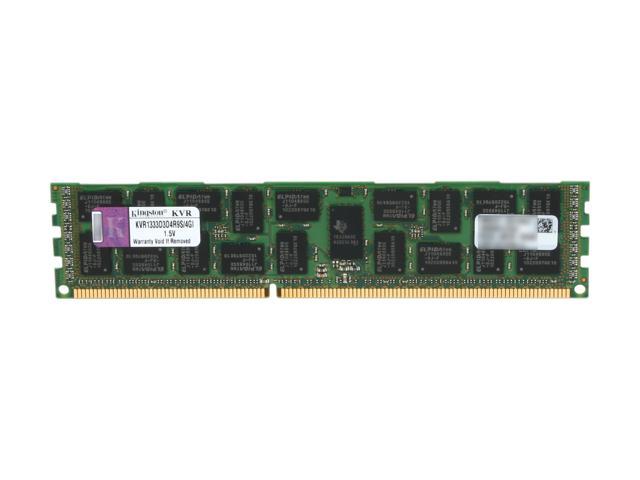 Kingston 4GB 240-Pin DDR3 SDRAM ECC Registered DDR3 1333 Server Memory Intel Certified Model KVR1333D3D4R9S/4GI