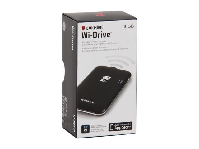 Kingston WID/16GBZ Wi-Drive 16GB Wireless Flash Storage for iOS Devices