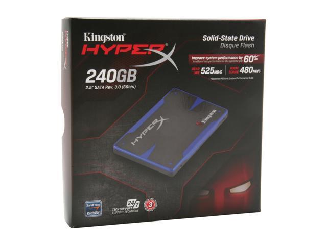 Kingston HyperX SH100S3/240G 2.5" 240GB SATA III MLC Internal Solid State Drive (SSD) (Stand-alone Drive)