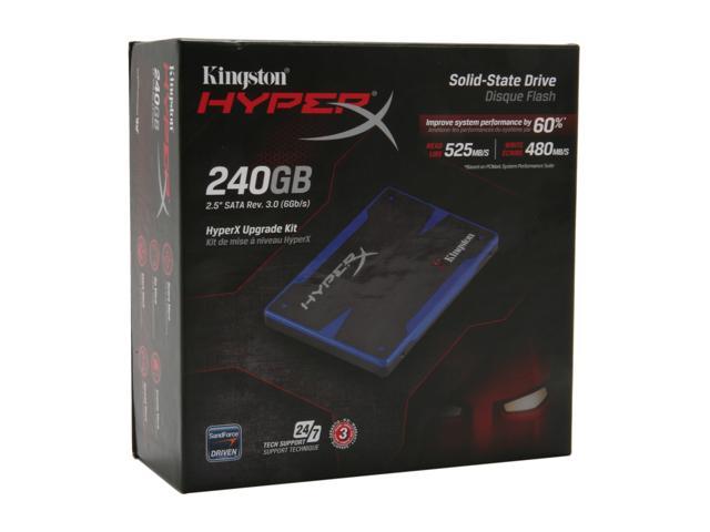 Kingston HyperX SH100S3B/240G 2.5" 240GB SATA III MLC Internal Solid State Drive (SSD) (HyperX Upgrade Kit)