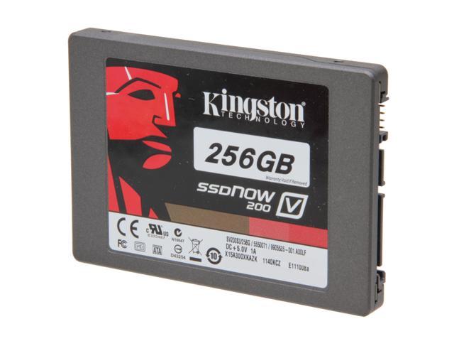 Kingston SSDNow V200 Series SV200S3D/256G 2.5" 256GB SATA III Internal Solid State Drive (SSD) (Desktop upgrade kit)