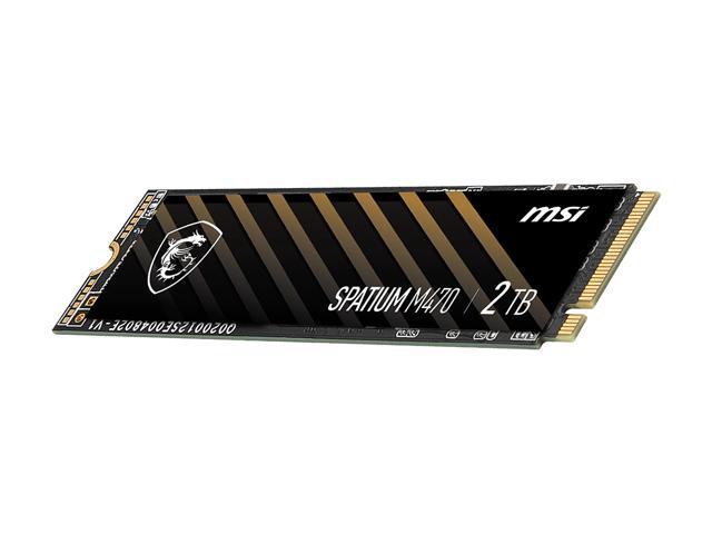 MSI SPATIUM M470 M.2 2280 2TB PCI-Express 4.0 x4, NVMe 1.3 3D NAND