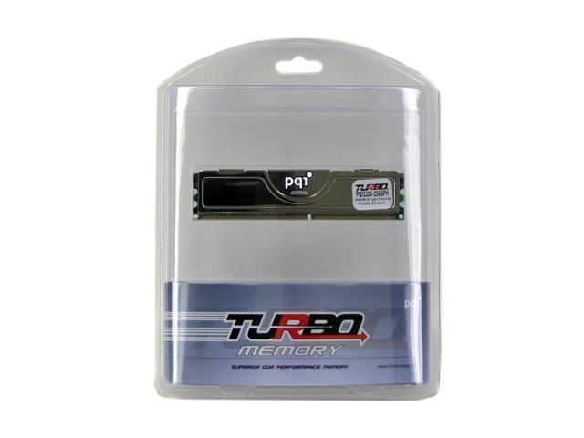 PQI TURBO 512MB DDR 400 (PC 3200) Desktop Memory Model PQI3200-512SGH ...