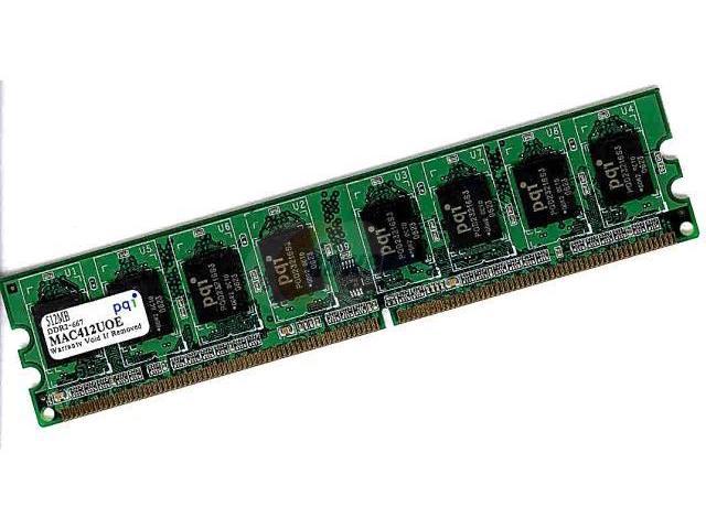 PQI 512MB DDR2 667 (PC2 5400) Desktop Memory Model MAC412UOE