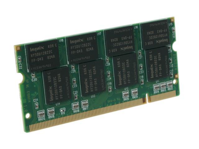 PQI 1GB 200-Pin DDR SO-DIMM DDR 400 (PC 3200) Laptop Memory Model MD421GUOE