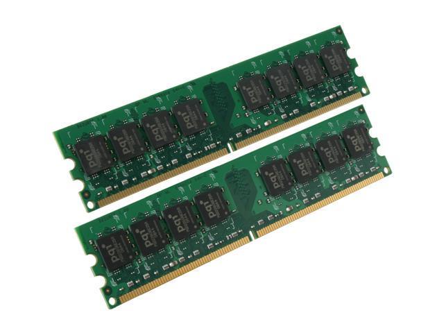 PQI POWER Series 4GB (2 x 2GB) DDR2 800 (PC2 6400) Dual Channel Kit Desktop Memory Model MAD44GUOE-X2