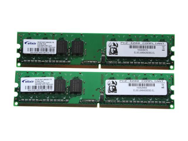 VIKING 1GB (2 x 512MB) DDR2 533 (PC2 4200) Dual Channel Kit Desktop Memory Model VGDDR264X64PC533/2
