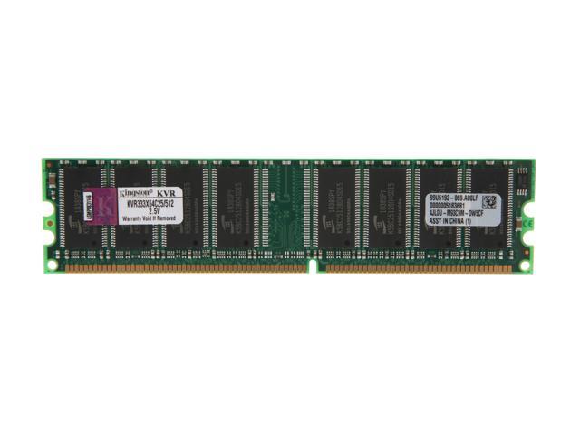 Kingston ValueRAM 512MB DDR 333 (PC 2700) Desktop Memory Model 