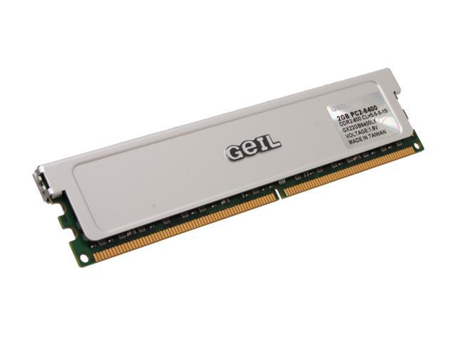 GeIL 2GB DDR2 800 (PC2 6400) Desktop Memory Model GX22GB6400LX