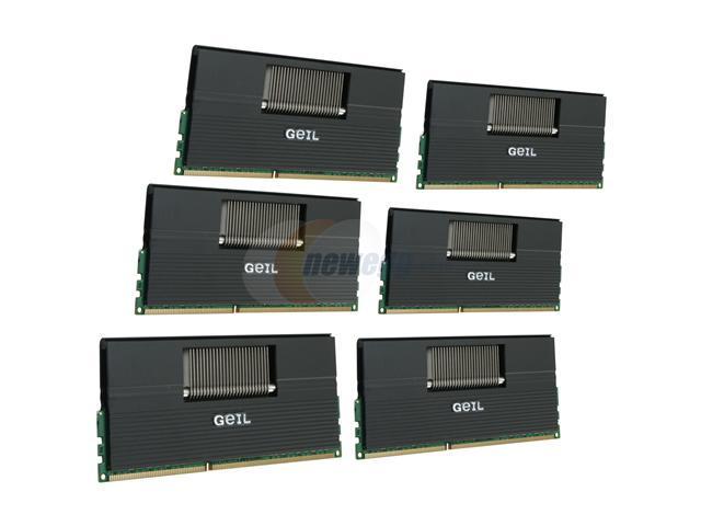 GeIL EVO ONE 12GB (6 x 2GB) DDR3 1333 (PC3 10660) Desktop Memory Model GE312GB1333C9HC