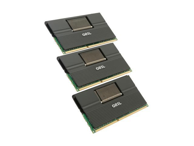 GeIL EVO ONE 6GB (3 x 2GB) DDR3 1600 (PC3 12800) Desktop Memory Model GE36GB1600C8TC