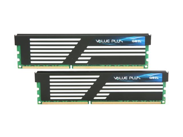GeIL Value PLUS 4GB (2 x 2GB) DDR3 1333 (PC3 10666) Desktop Memory Model GVP34GB1333C7DC