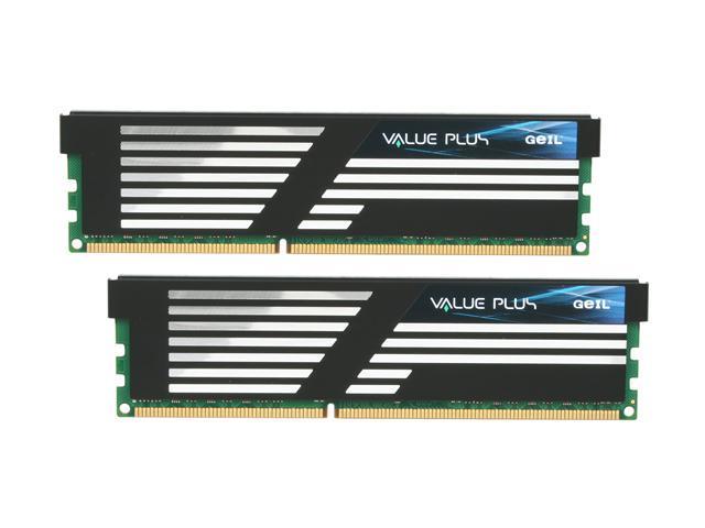 GeIL Value PLUS 4GB (2 x 2GB) DDR3 1333 (PC3 10666) Desktop Memory Model GVP34GB1333C9DC