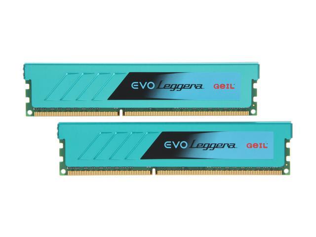 GeIL EVO Leggara Series 16GB (2 x 8GB) DDR3 1866 (PC3 14900) Desktop Memory Model GEL316GB1866C9DC