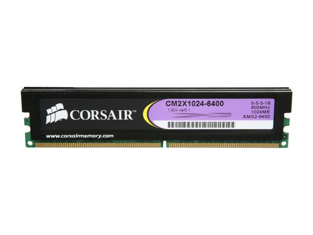 CORSAIR xtreme performance XMS2-6400 2GB DDR2 800MHz CM2X2048-6400C5 1.90V 