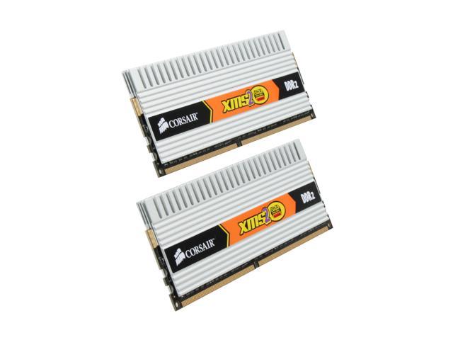 CORSAIR XMS2 DHX 4GB (2 x 2GB) DDR2 800 (PC2 6400) Dual Channel Kit Desktop Memory Model TWIN2X4096-6400C4DHX
