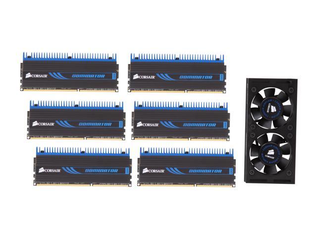 CORSAIR DOMINATOR 12GB (6 x 2GB) DDR3 1600 (PC3 12800) Desktop Memory Model CMD12GX3M6A1600C8