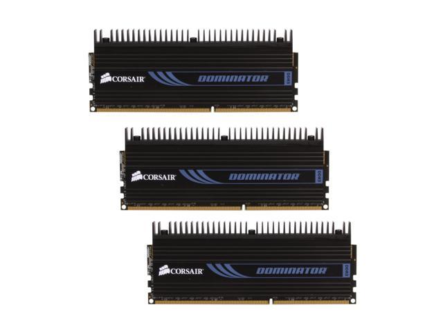 CORSAIR DOMINATOR 6GB (3 x 2GB) DDR3 1600 (PC3 12800) Desktop Memory Model CMP6GX3M3A1600C7