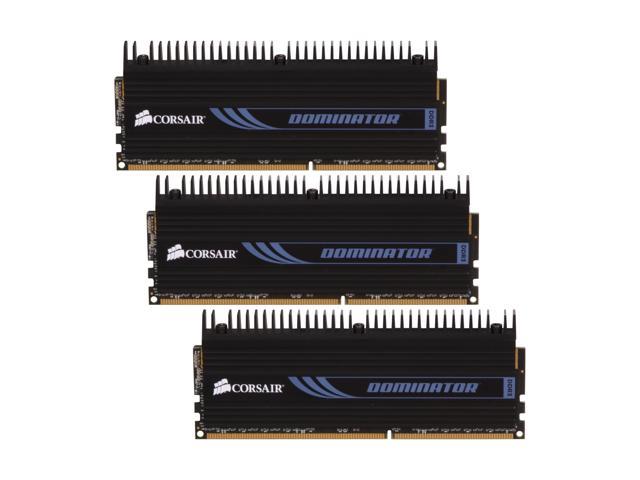 CORSAIR DOMINATOR 6GB (3 x 2GB) DDR3 1600 (PC3 12800) Desktop Memory Model CMP6GX3M3A1600C8