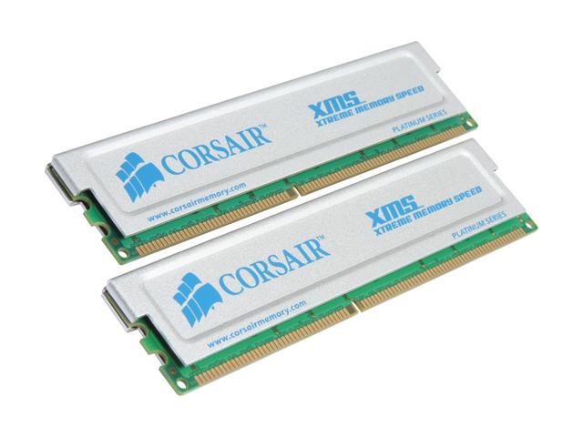 CORSAIR XMS 1GB (2 x 512MB) DDR 400 (PC 3200) Dual Channel Kit Desktop Memory Model TWINX1024-3200PT