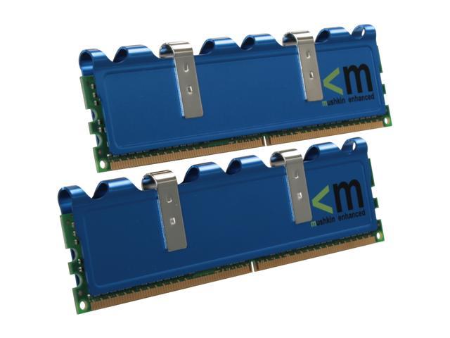 Mushkin Enhanced Blackline 2GB (2 x 1GB) DDR2 667 (PC2 5300) Dual Channel Kit Desktop Memory Model 996521