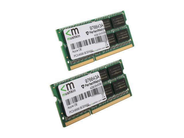 Mushkin Enhanced 4GB (2 x 2GB) DDR3 1066 (PC3 8500) Dual Channel Kit Memory For Apple Model 976643A