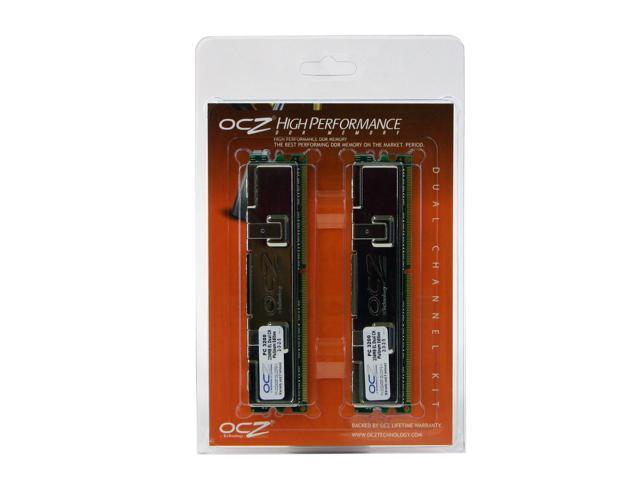 OCZ 512MB (2 x 256MB) DDR 400 (PC 3200) Dual Channel Kit Desktop Memory Model OCZ400512ELDCPE-K