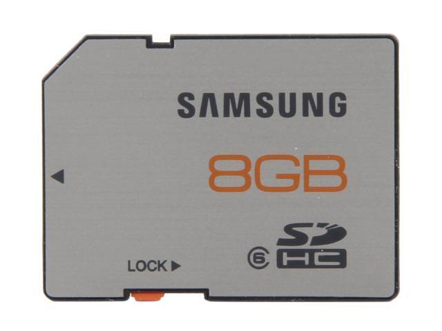 SAMSUNG 8GB Secure Digital High-Capacity (SDHC) Flash Card Model MB-SS8GA/US