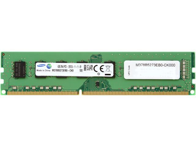 SAMSUNG 4GB DDR3 1600 (PC3 12800) Desktop Memory Model M378B5273EB0-CK0