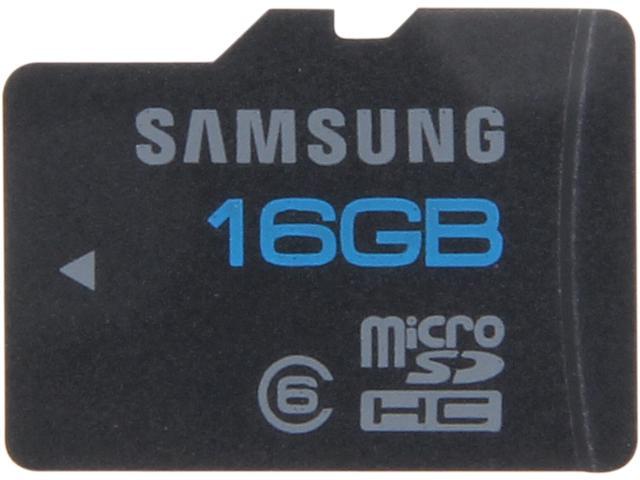 SAMSUNG 16GB microSDHC Flash Card (Bulk Pack) Model MB-MSAGBBD1