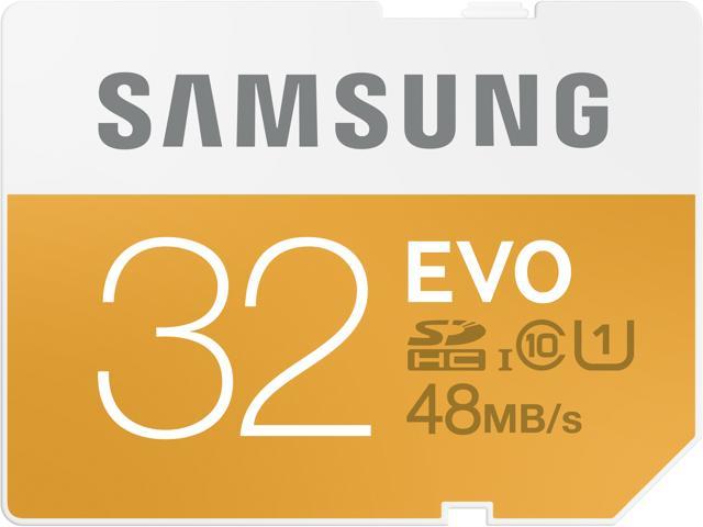 Samsung 32GB EVO SDHC UHS-I/U1 Class 10 Memory Card (MB-SP32D/AM)