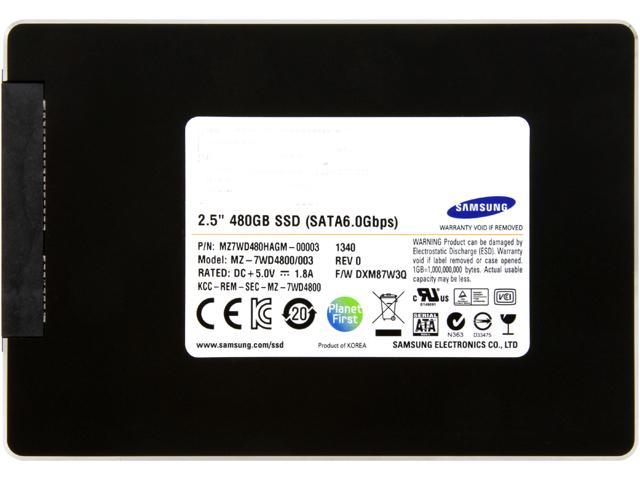 SAMSUNG SM843T Data Center Series MZ7WD480HAGM-00003 2.5