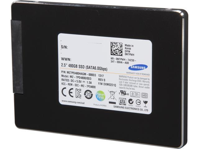SAMSUNG SM843 Pro Data Center Series MZ-7PD4800/0D3 2.5" 480GB SATA III MLC Internal Solid State Drive (SSD)