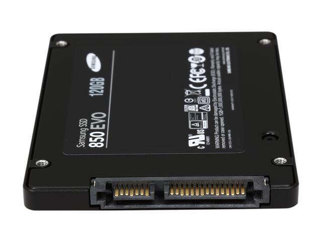 respektfuld Lade være med Onset SAMSUNG 850 EVO 2.5" 120GB SATA III 32 layer 3D V-NAND Internal Solid State  Drive (SSD) MZ-75E120B/AM Internal SSDs - Newegg.com