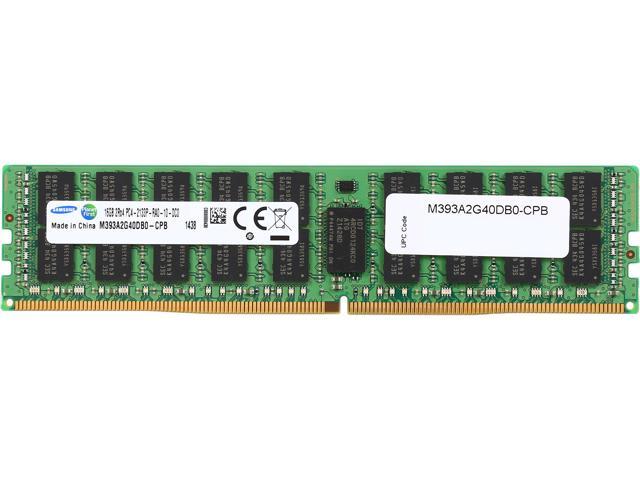 SAMSUNG 16GB 288-Pin DDR4 SDRAM ECC Registered DDR4 2133 (PC4 17000) Server  Memory Model M393A2G40DB0-CPB