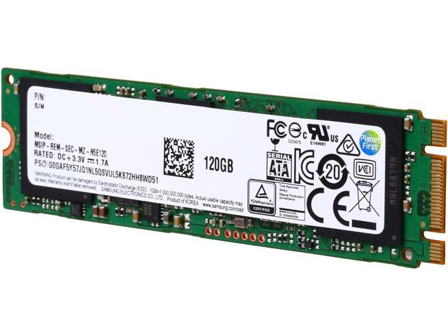 SAMSUNG 850 EVO M.2 2280 120GB SATA III 3D NAND Internal SSD Single Unit Version MZ-N5E120BW