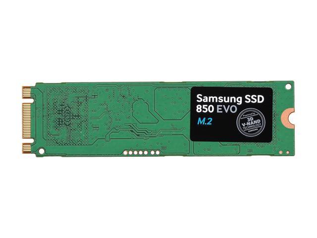 SAMSUNG 850 EVO M.2 2280 500GB SATA III 3D NAND Internal SSD Single Unit  Version MZ-N5E500BW