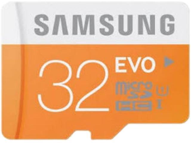 SAMSUNG EVO 32GB microSDHC Memory Card with Adapter Model MB-MP32DA/TGT