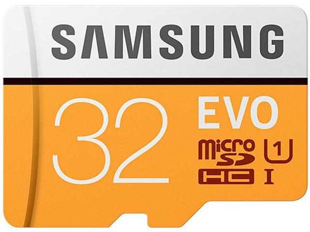 Multi-pack of 2 cards and adapters 2 x Samsung Memory Evo Plus 32GB Micro SDHC Card 95MB/s UHS-I U1 Class 10 with Adapter