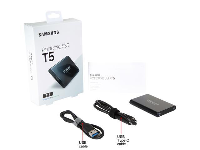 Napier Årligt leje SAMSUNG T5 2TB 2.50" USB 3.1 V-NAND Portable SSD - Newegg.com