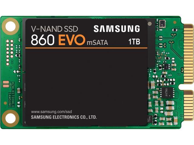 SAMSUNG 860 EVO Series mSATA 1TB SATA III V-NAND 3-bit MLC Internal Solid State Drive (SSD) MZ-M6E1T0BW